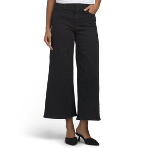RAG & BONE Black Serena High Rise Cropped Jeans